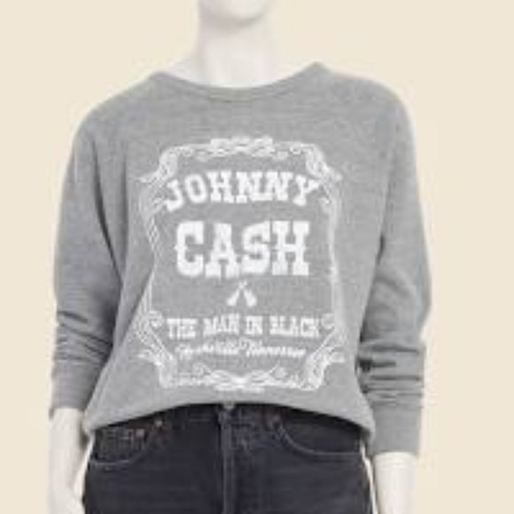 LetLuv Tops - NWT LETLUV Johnny Cash Pullover Sweatshirt